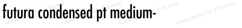 futura condensed pt medium字体转换